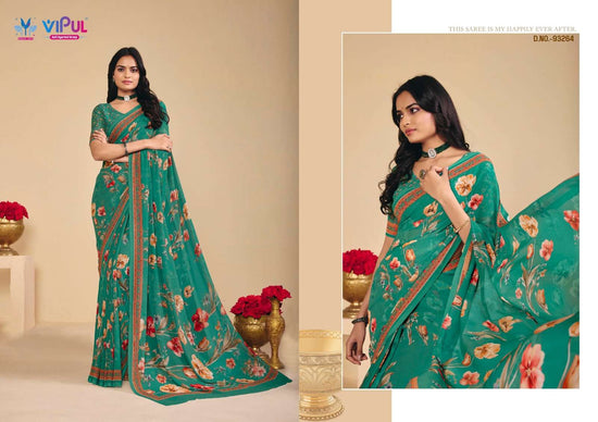 Vipul Fashion Twisha Vol 3 Premium Weightless Saree Collection
