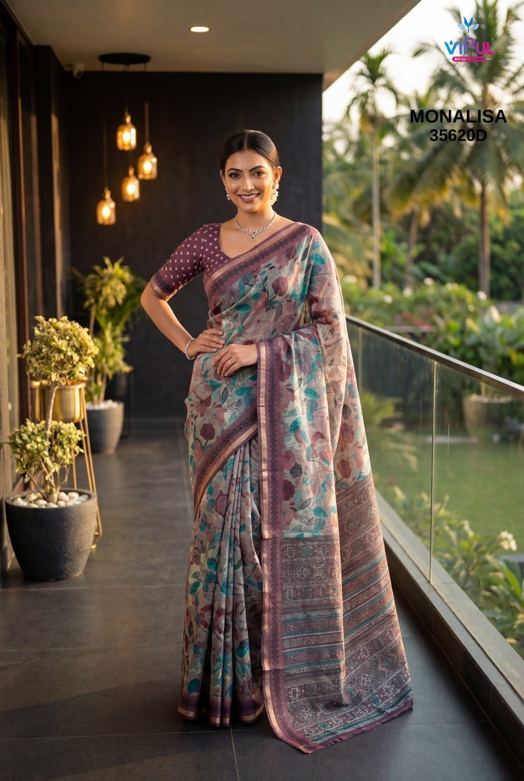 Vipul Monalisa 35620 A To D Saree Wholesale Catalogue - Amrah Wholesale
