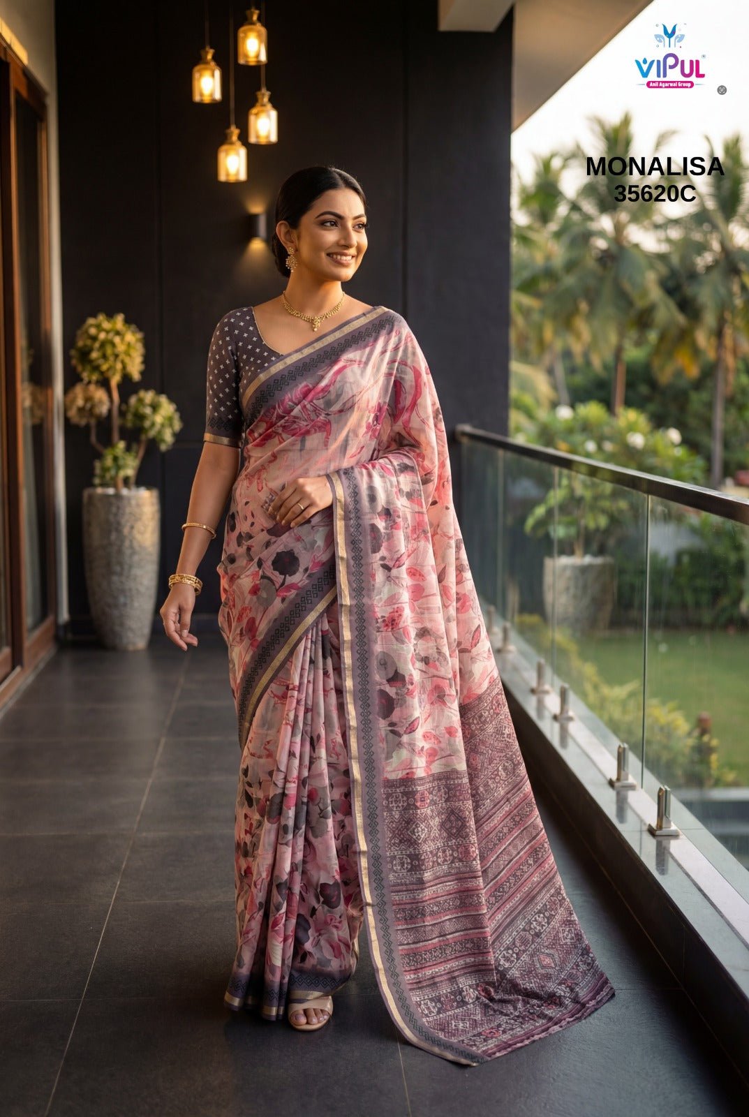 Vipul Monalisa 35620 A To D Saree Wholesale Catalogue - Amrah Wholesale