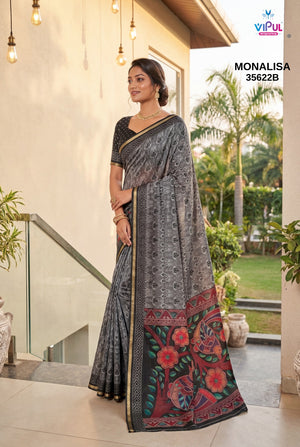 Vipul Monalisa 35622 Mal Cotton Saree