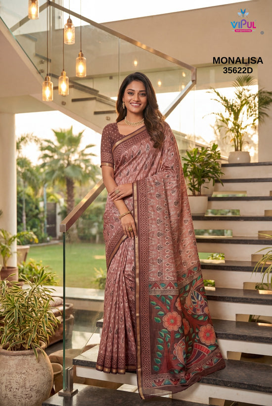 Vipul Monalisa 35622 Mal Cotton Saree