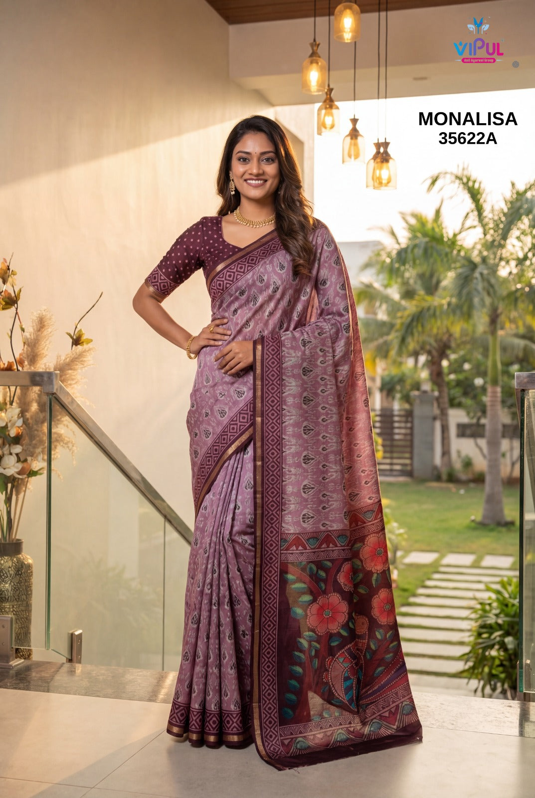 Vipul Monalisa 35622 Mal Cotton Saree