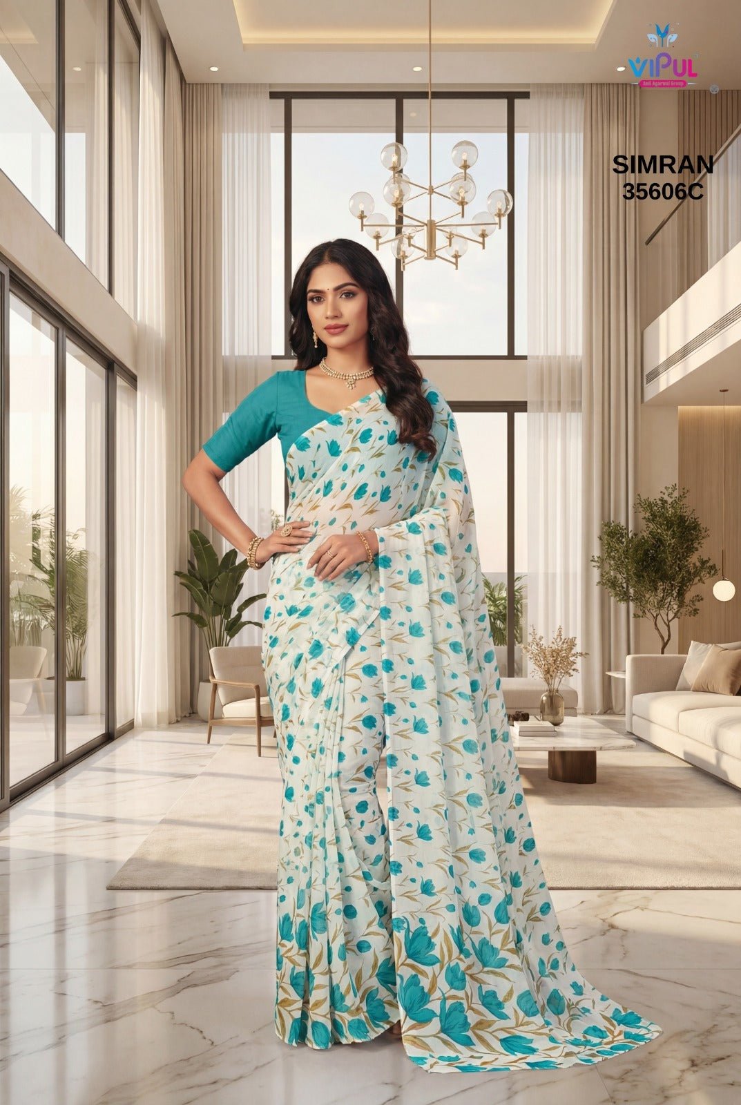 Vipul Simran 35606 A To F - Amrah Wholesale