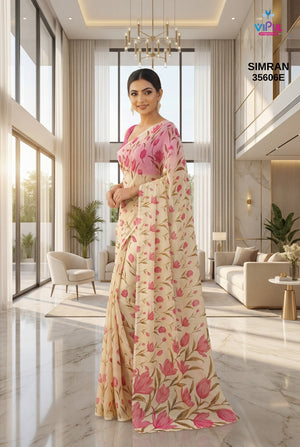 Vipul Simran 35606 Georgette Saree