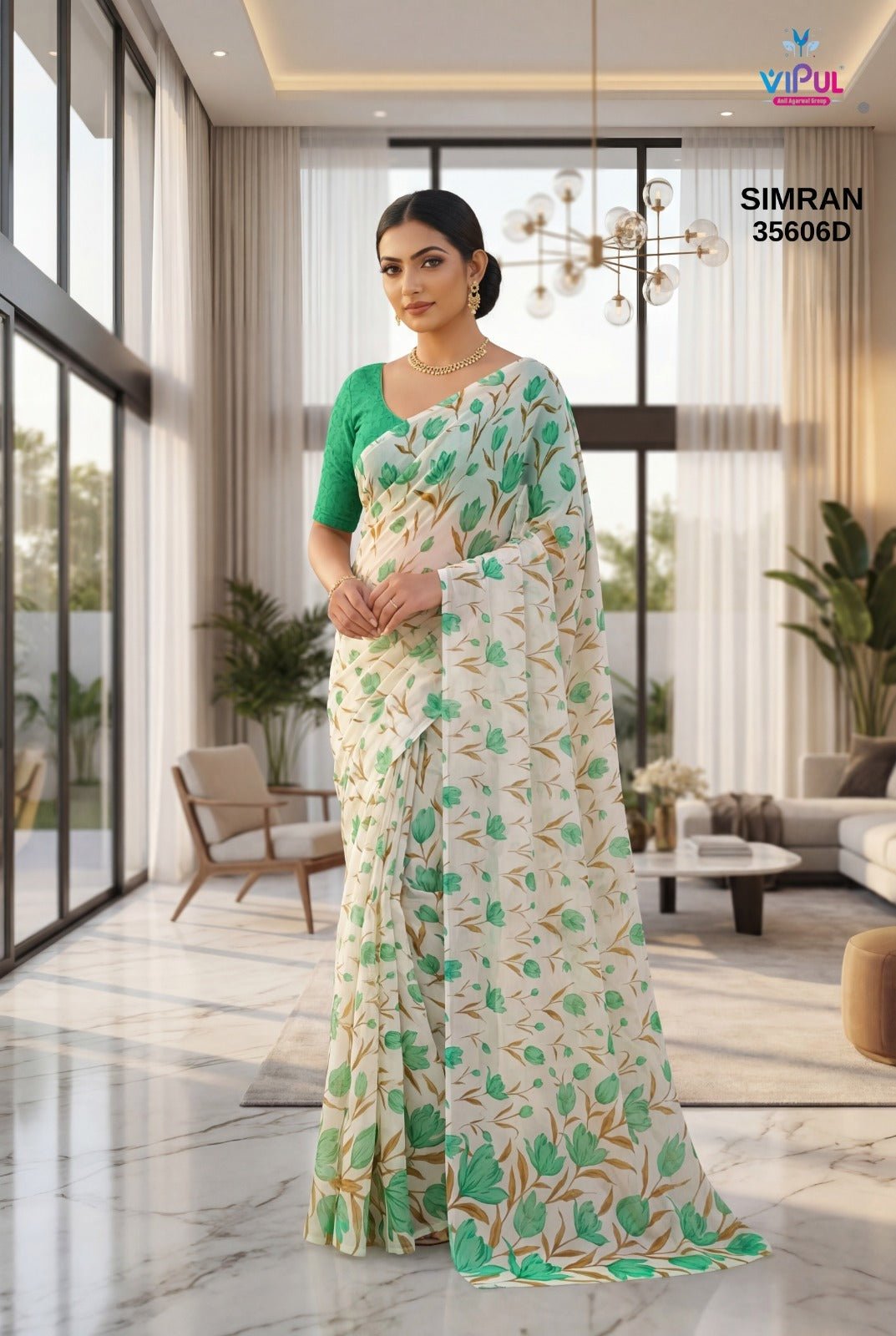 Vipul Simran 35606 A To F - Amrah Wholesale
