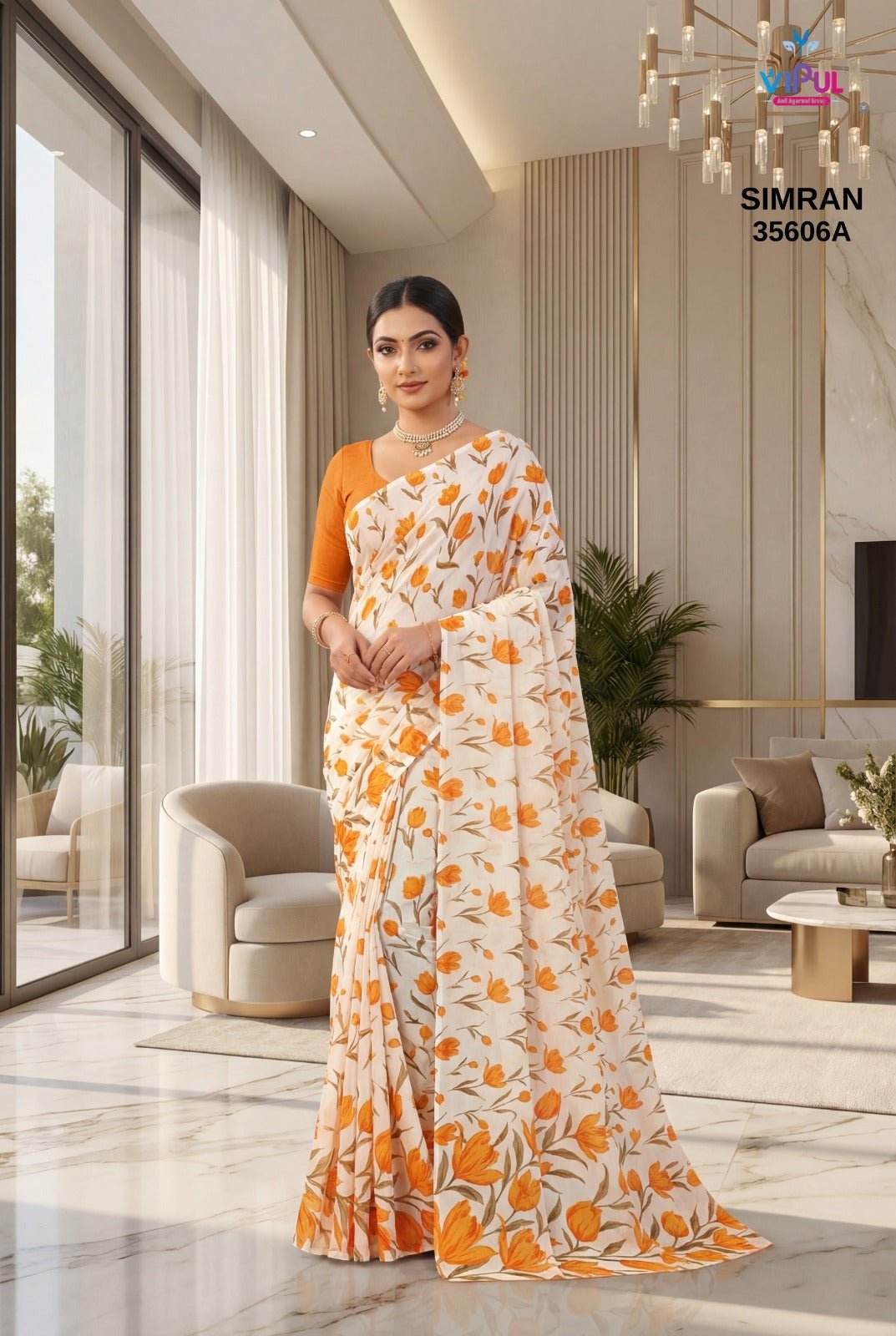 Vipul Simran 35606 A To F - Amrah Wholesale