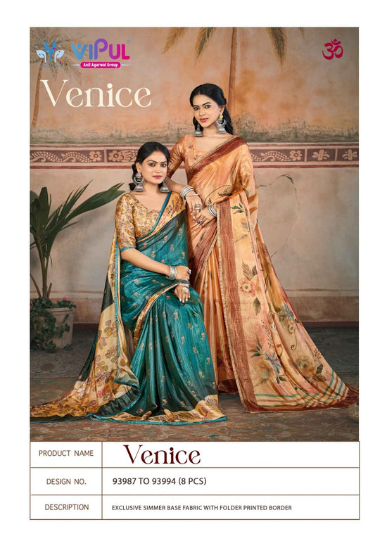 Vipul Venice Shimmer Saree