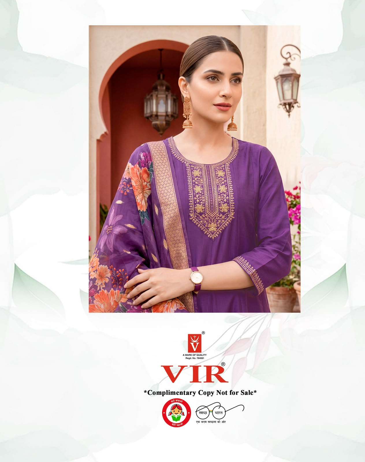 Vir Kala Vol 10 Stitched Embroidered Anarkali Dress