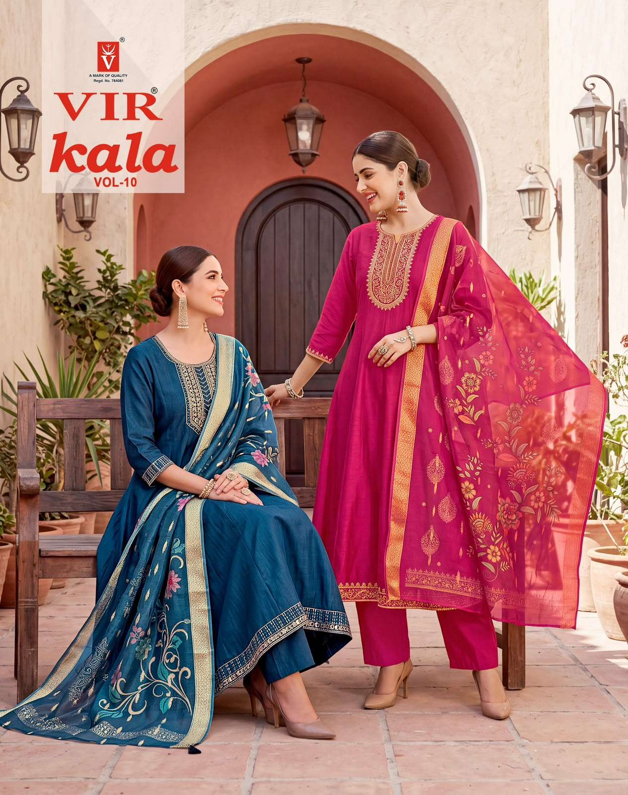 Vir Kala Vol 10 Stitched Embroidered Anarkali Dress
