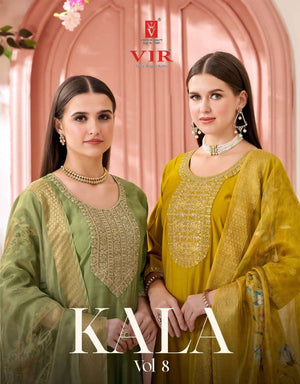 Vir Kala Vol 8 Vertican Salwar Suit Set