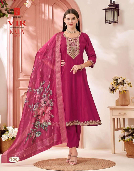 Vir Kala Vol 8 Vertican Salwar Suit Set