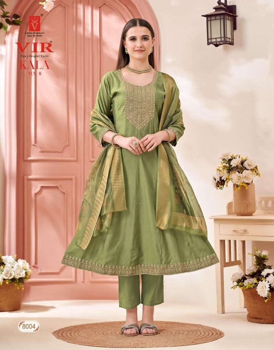 Vir Kala Vol 8 Vertican Salwar Suit Set