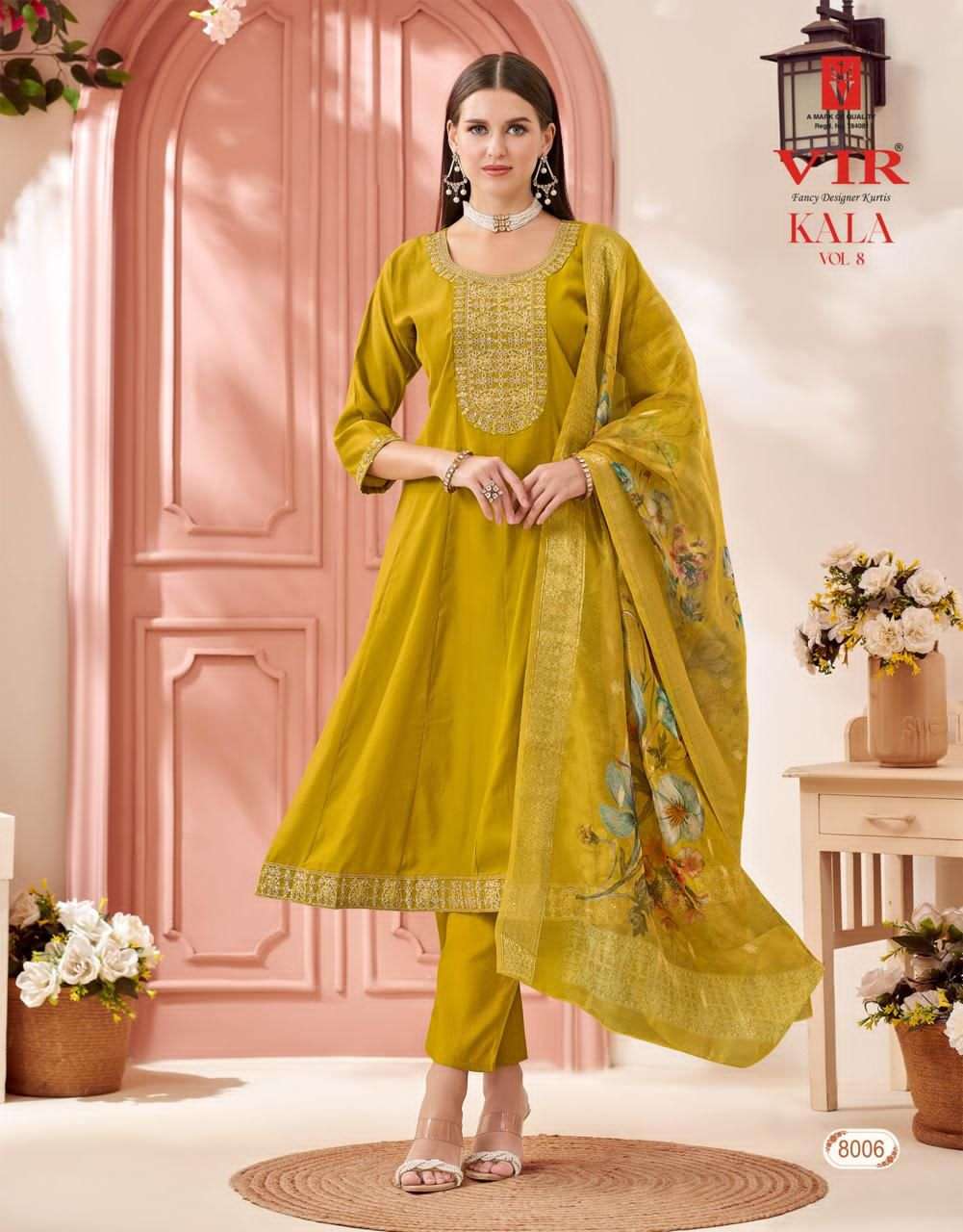 Vir Kala Vol 8 Vertican Salwar Suit Set