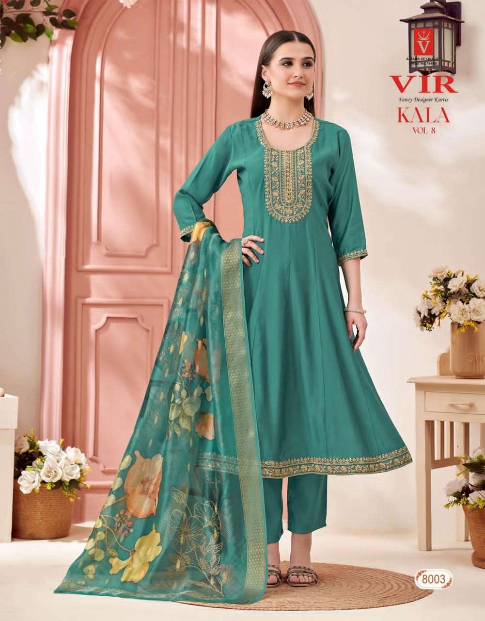 Vir Kala Vol 8 Vertican Salwar Suit Set