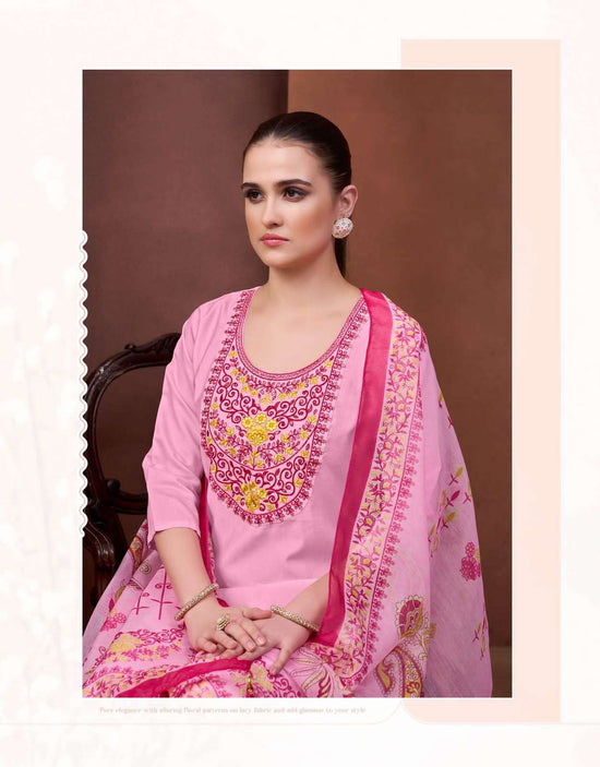 Vir Swag Vol 1 Vertican Fabric Salwar Suit Set