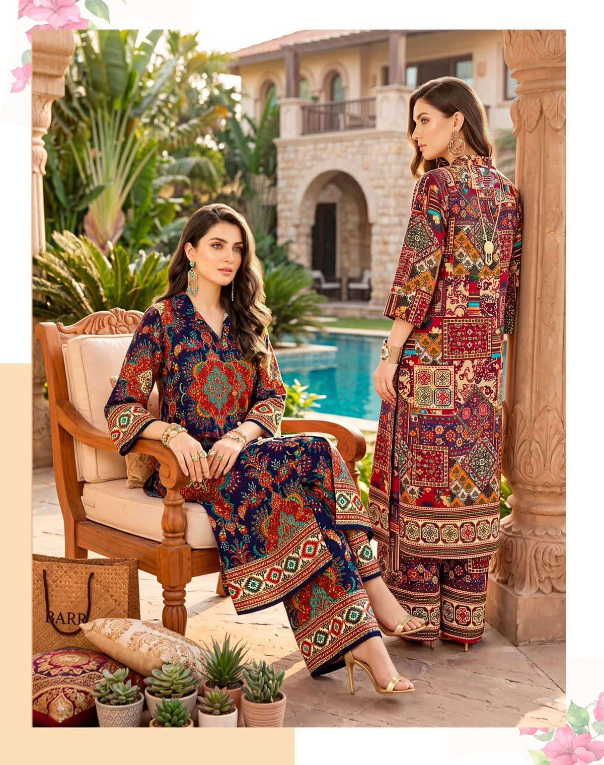 Vir Vinkle Vol 1 Rayon Foil Print Kurti Pant Set - Amrah Wholesale