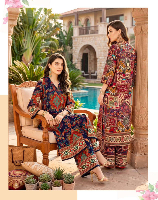 Vir Vinkle Vol 1 Rayon Foil Print Kurti Pant Set - Amrah Wholesale