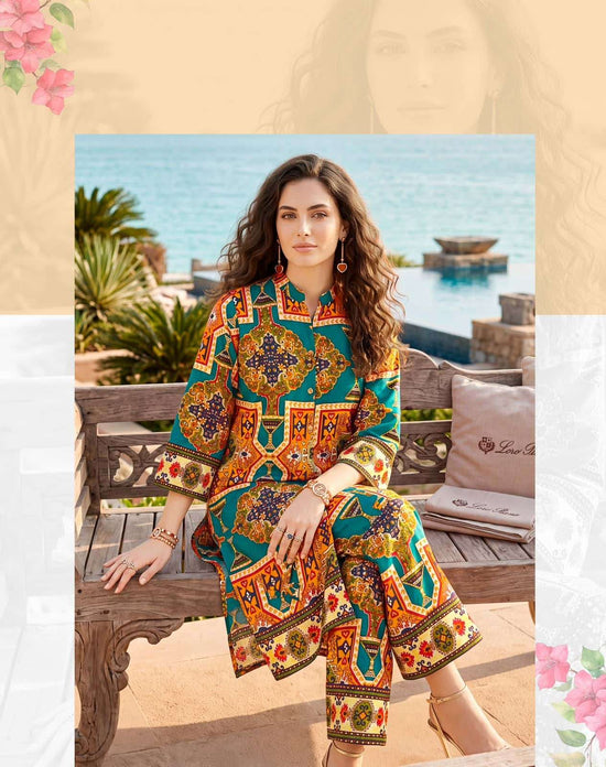 Vir Vinkle Vol 1 Rayon Foil Print Kurti Pant Set - Amrah Wholesale