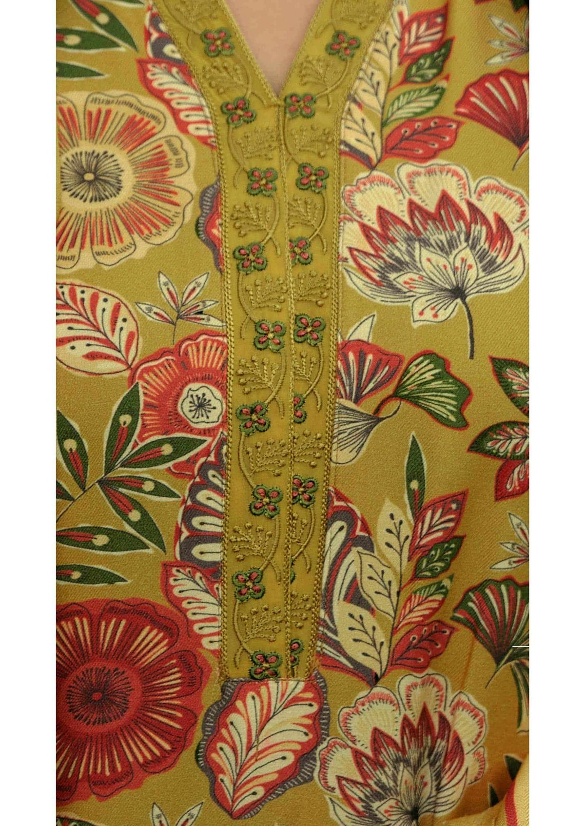 Virva Clothing Winter Blossom Viscose Pashmina Dress Material