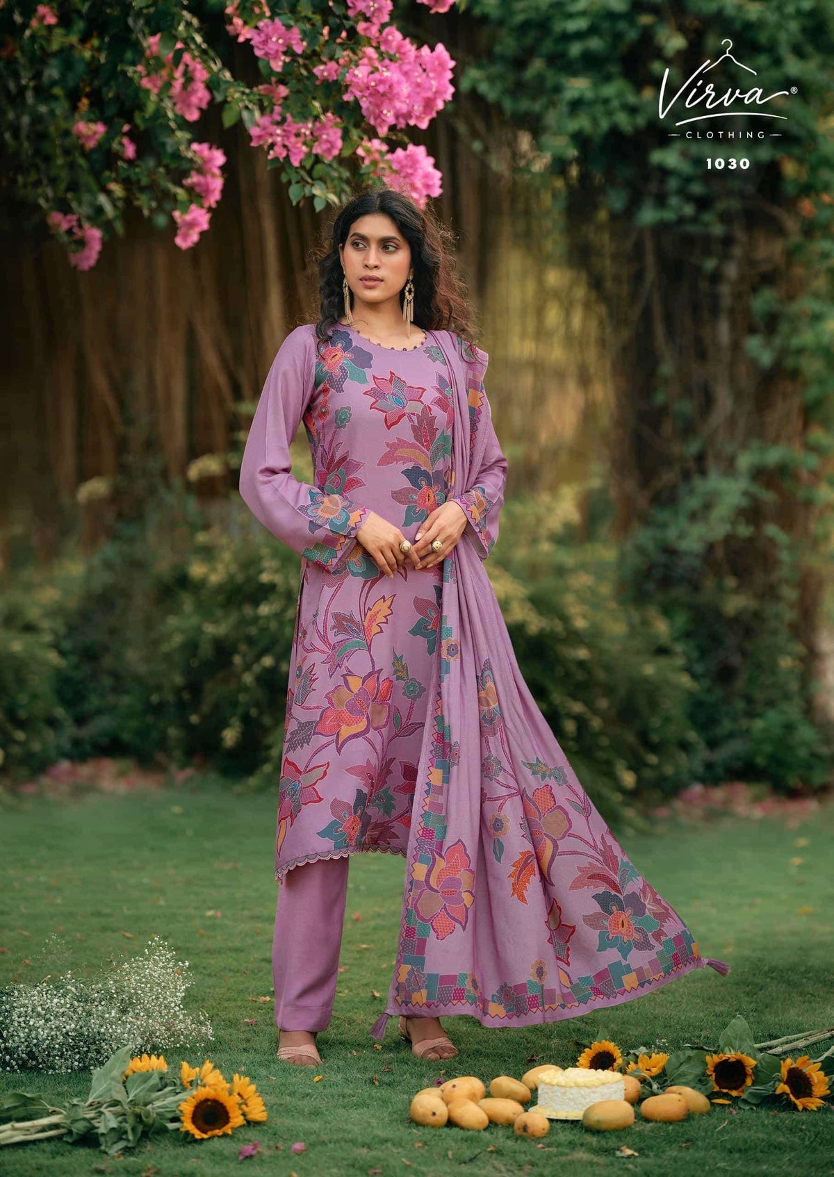 Virva Clothing Pashmina Valley Viscose Pashmina Dress Material