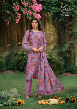 Virva Clothing Pashmina Valley Viscose Pashmina Dress Material