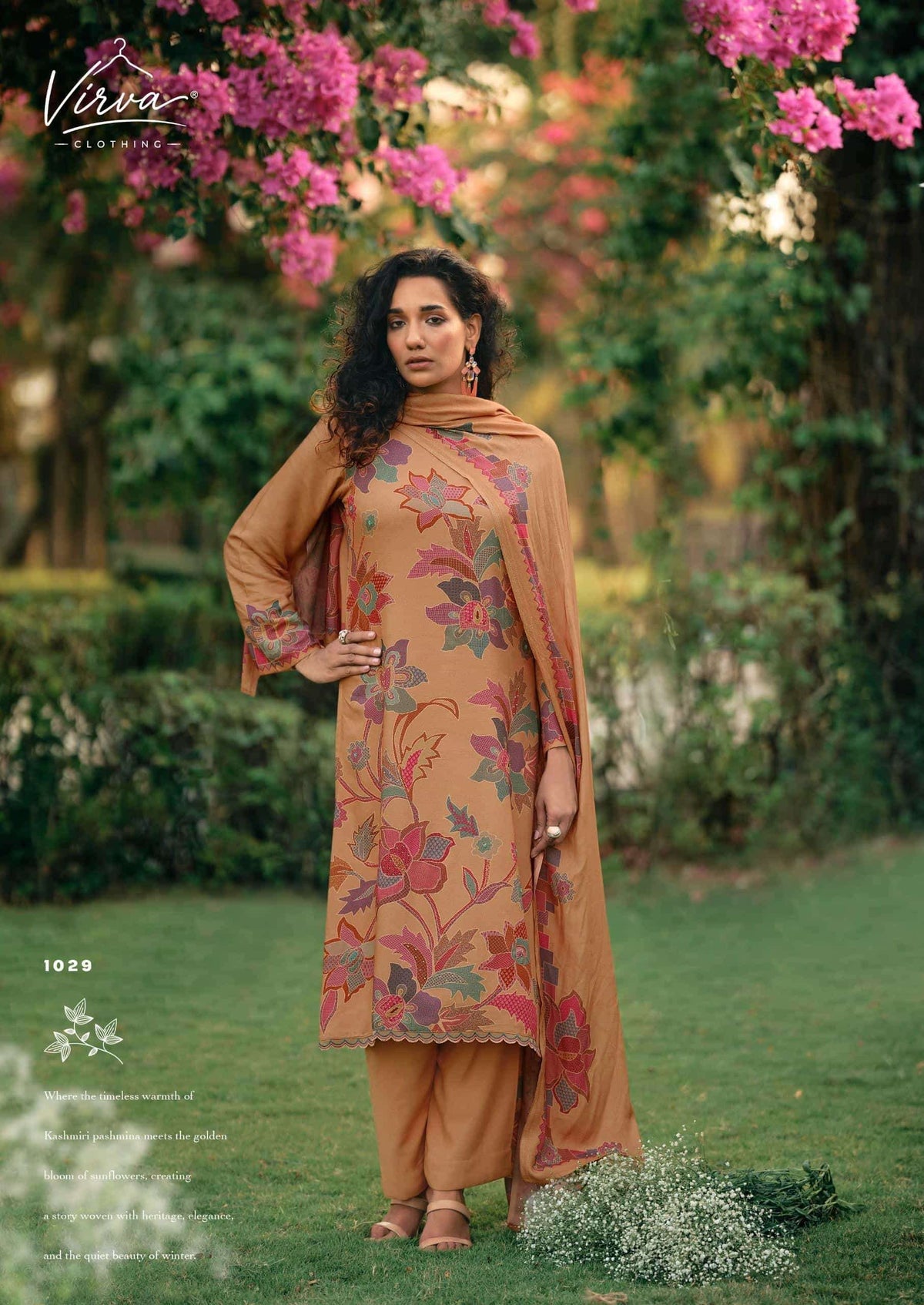 Virva Clothing Pashmina Valley Viscose Pashmina Dress Material