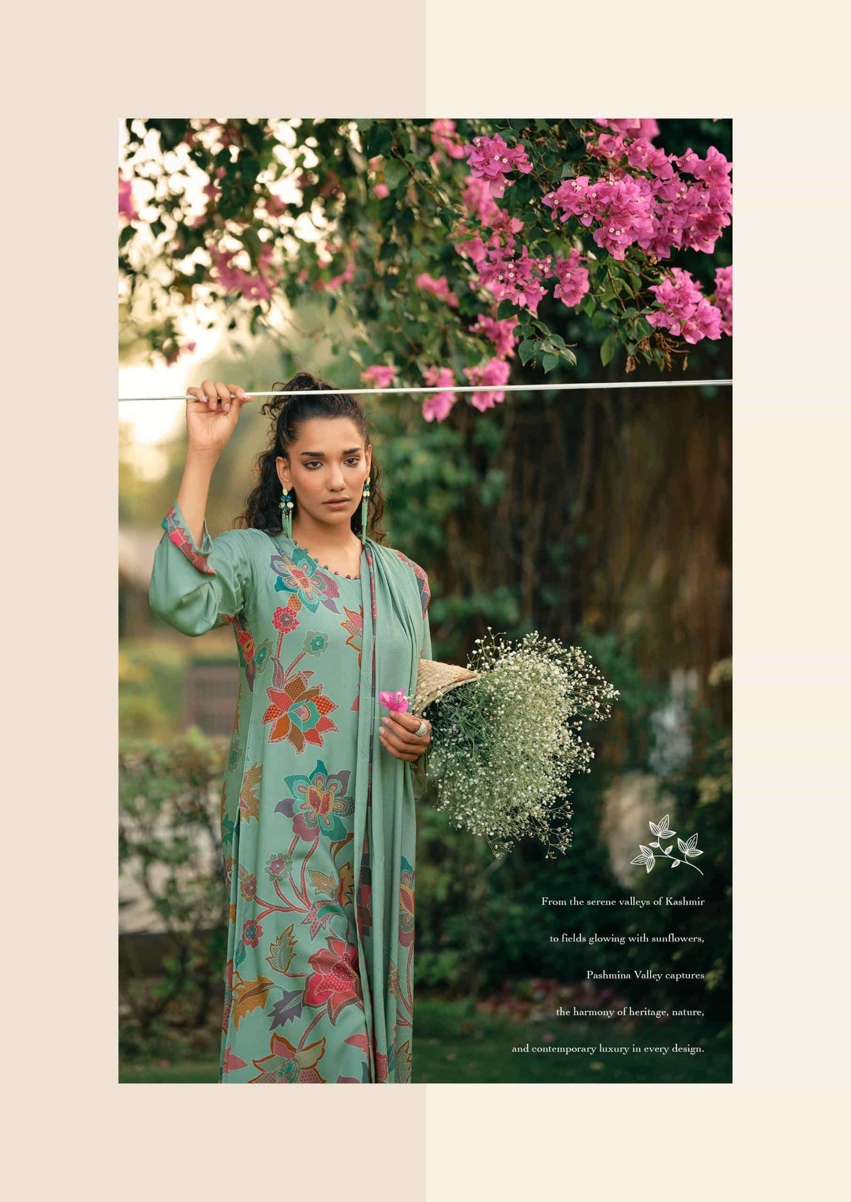 Virva Clothing Pashmina Valley Viscose Pashmina Dress Material