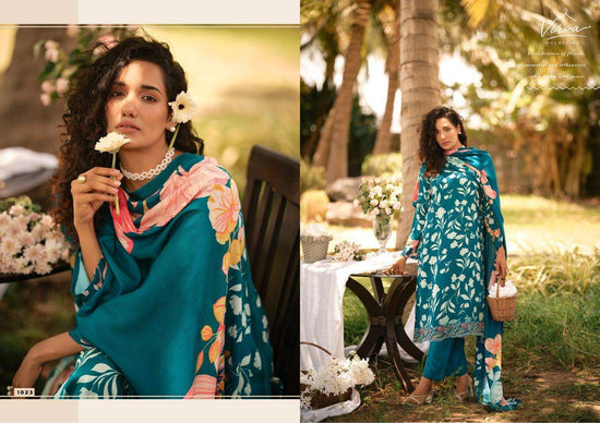 Virva Zareen Viscose Pashmina Dress Material