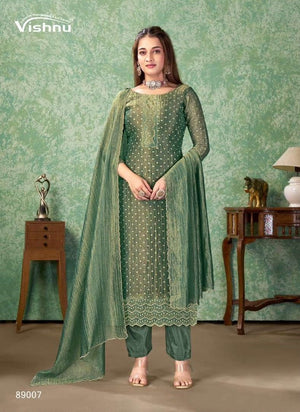 VISHNU FARAH Fancy Dress Material - Amrah Wholesale