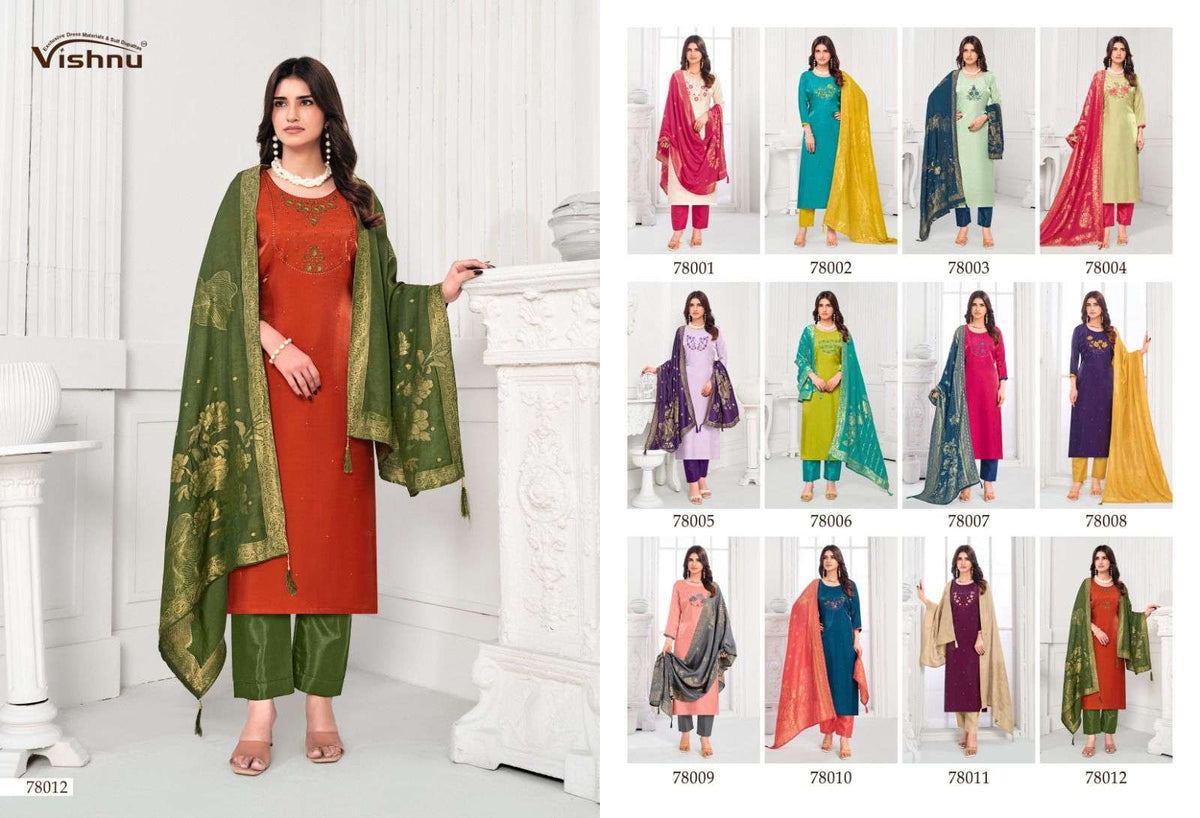 Vishnu Mumkeen Modal Dress Material