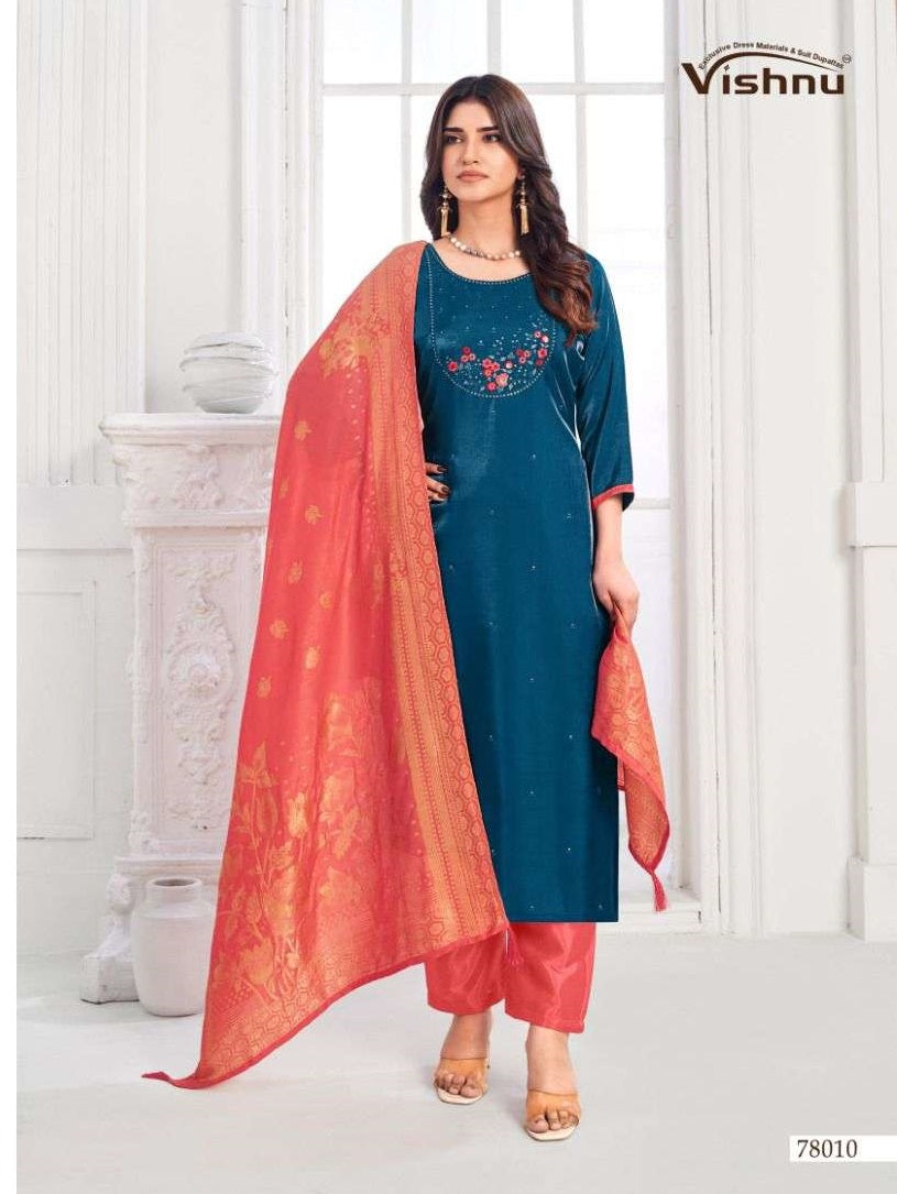 Vishnu Mumkeen Modal Dress Material