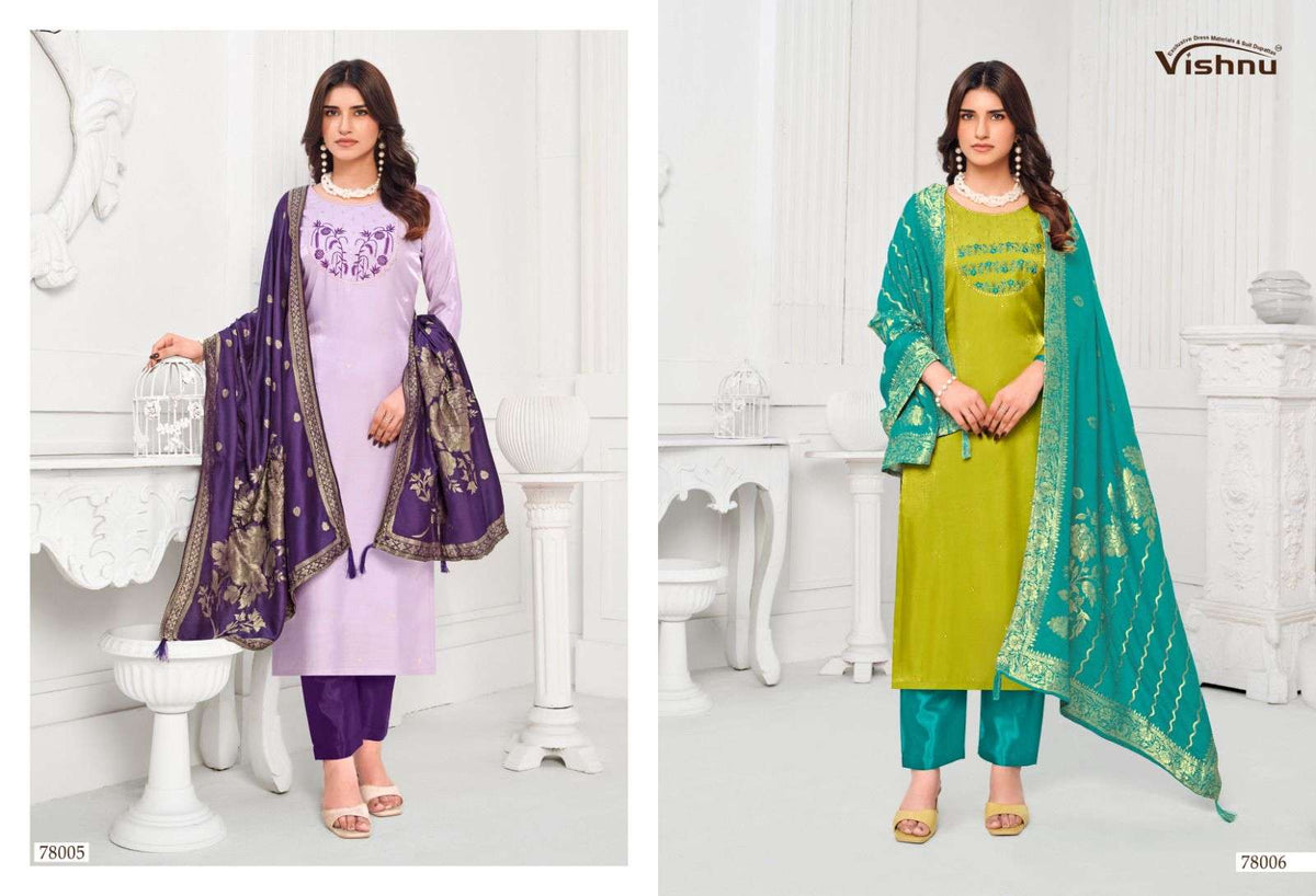 Vishnu Mumkeen Modal Dress Material