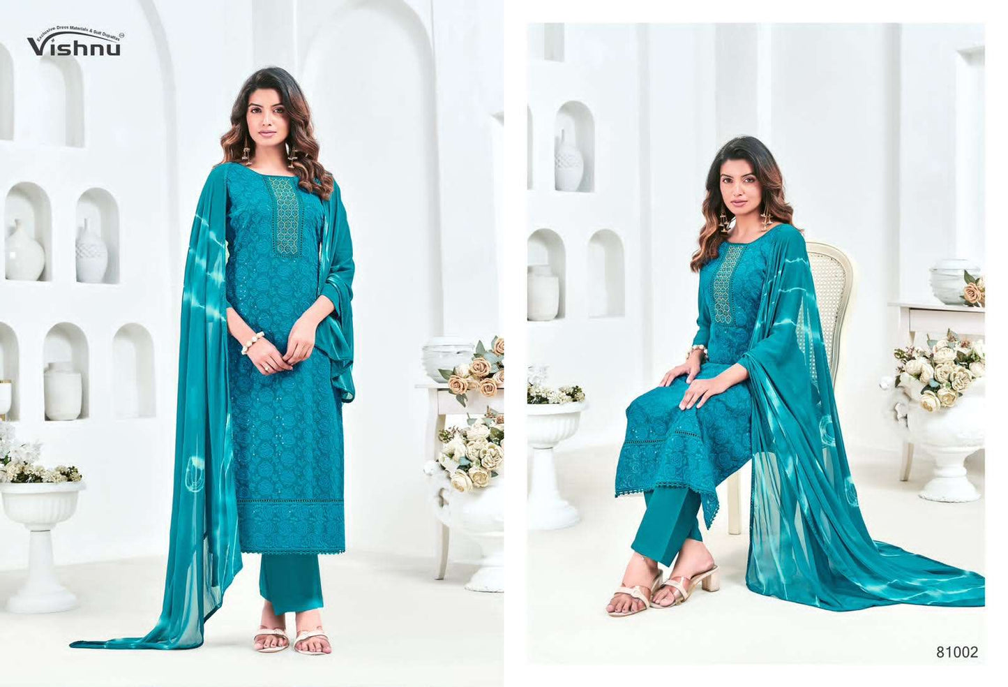 Vishnu Zulfat Vol 7 Georgette Designer Salwar Suit Set