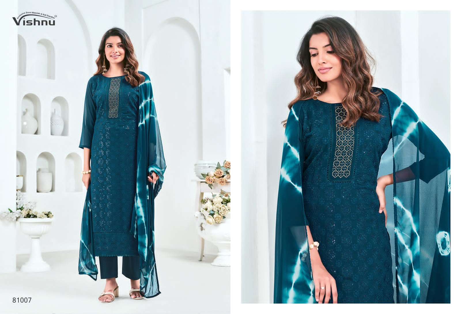 Vishnu Zulfat Vol 7 Georgette Designer Salwar Suit Set
