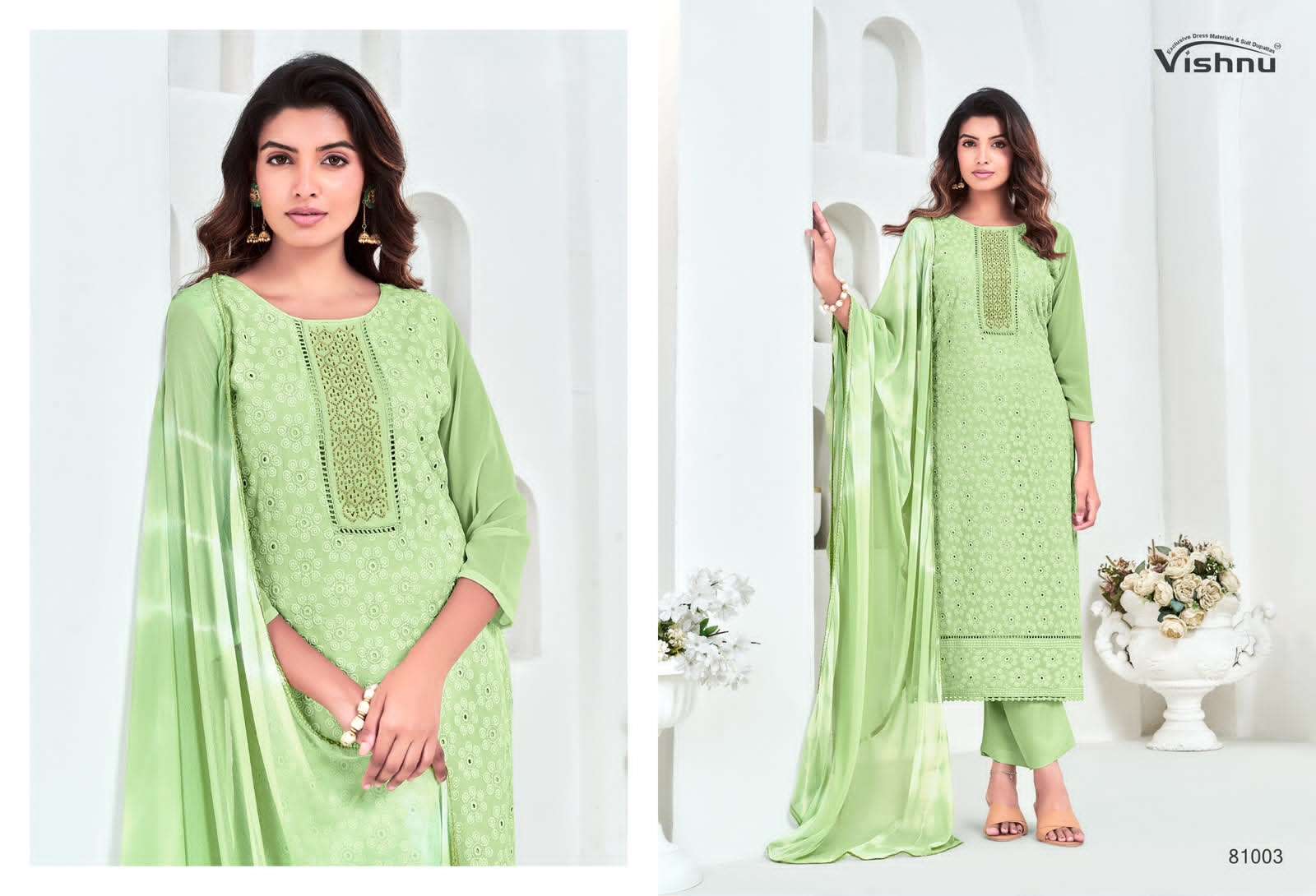 Vishnu Zulfat Vol 7 Georgette Designer Salwar Suit Set