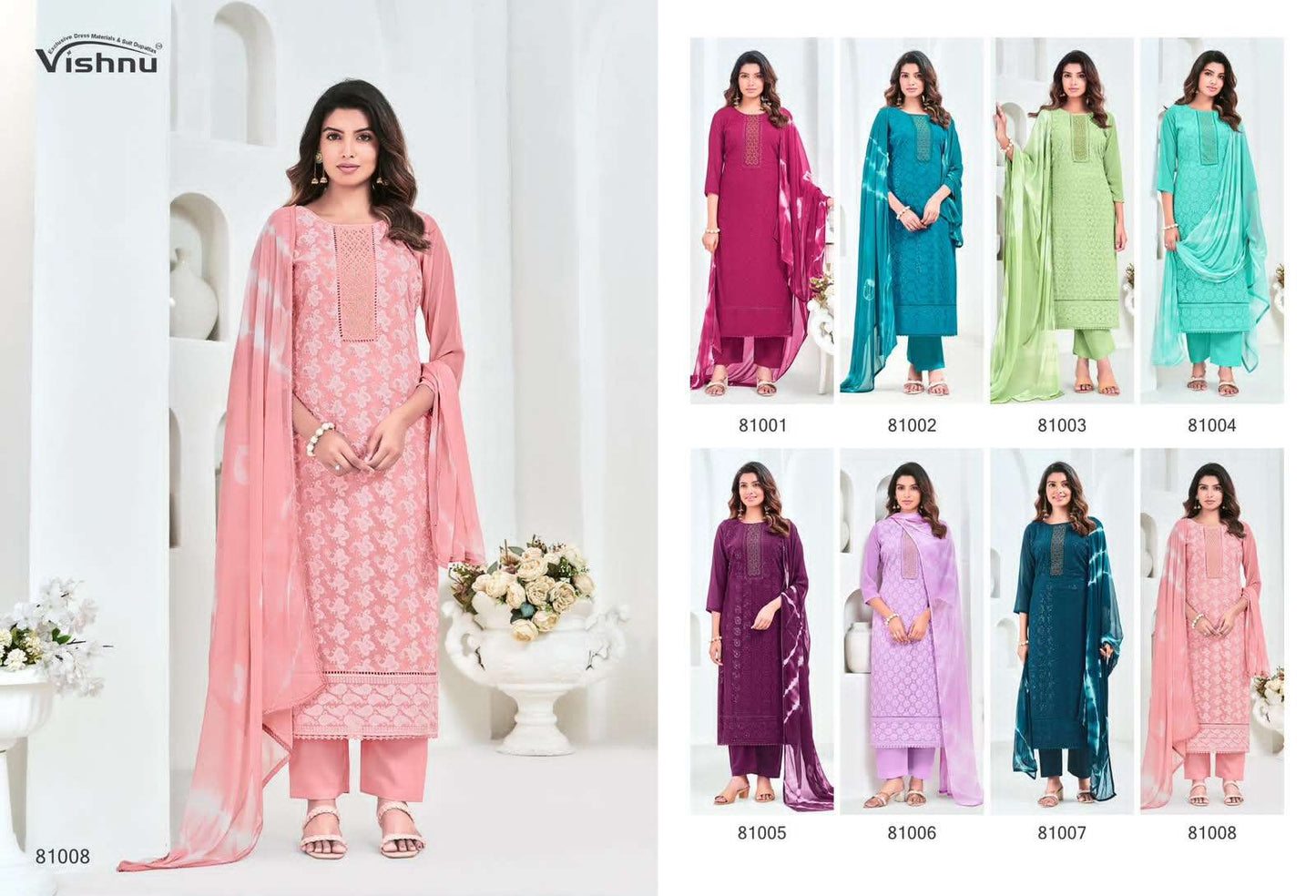 Vishnu Zulfat Vol 7 Georgette Designer Salwar Suit Set
