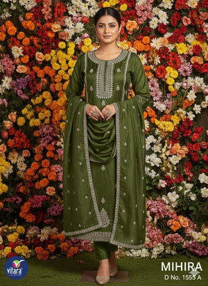 Vitara Mihira Pv Dobby Salwar Suit Set