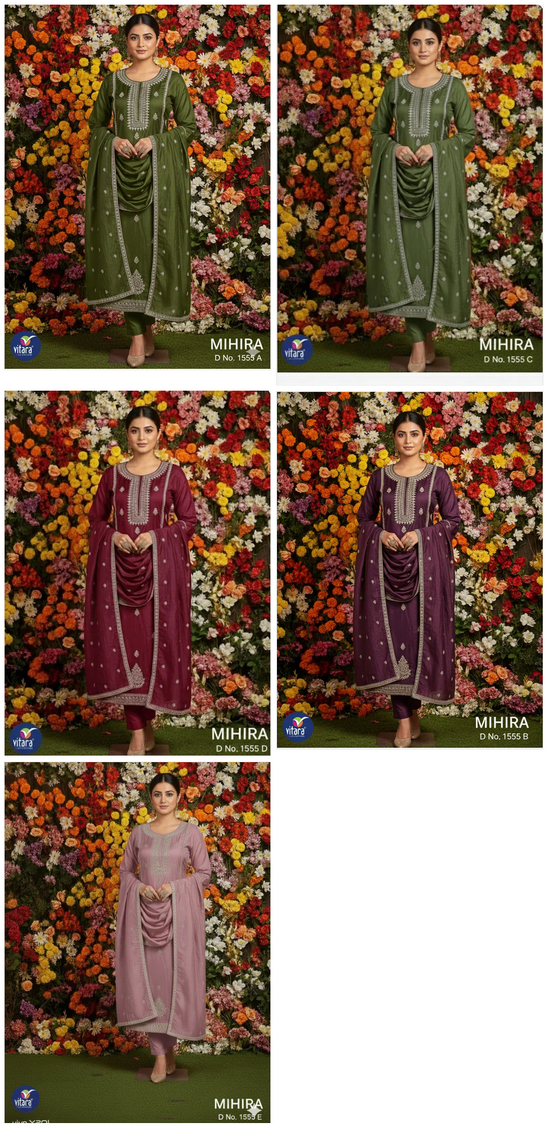 Vitara Mihira Pv Dobby Salwar Suit Set