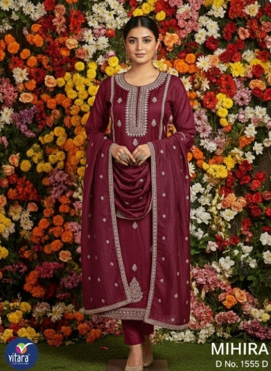 Vitara Mihira Pv Dobby Salwar Suit Set