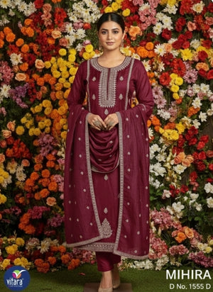 Vitara Mihira Pv Dobby Salwar Suit Set