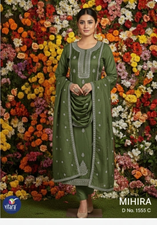 Vitara Mihira Pv Dobby Salwar Suit Set