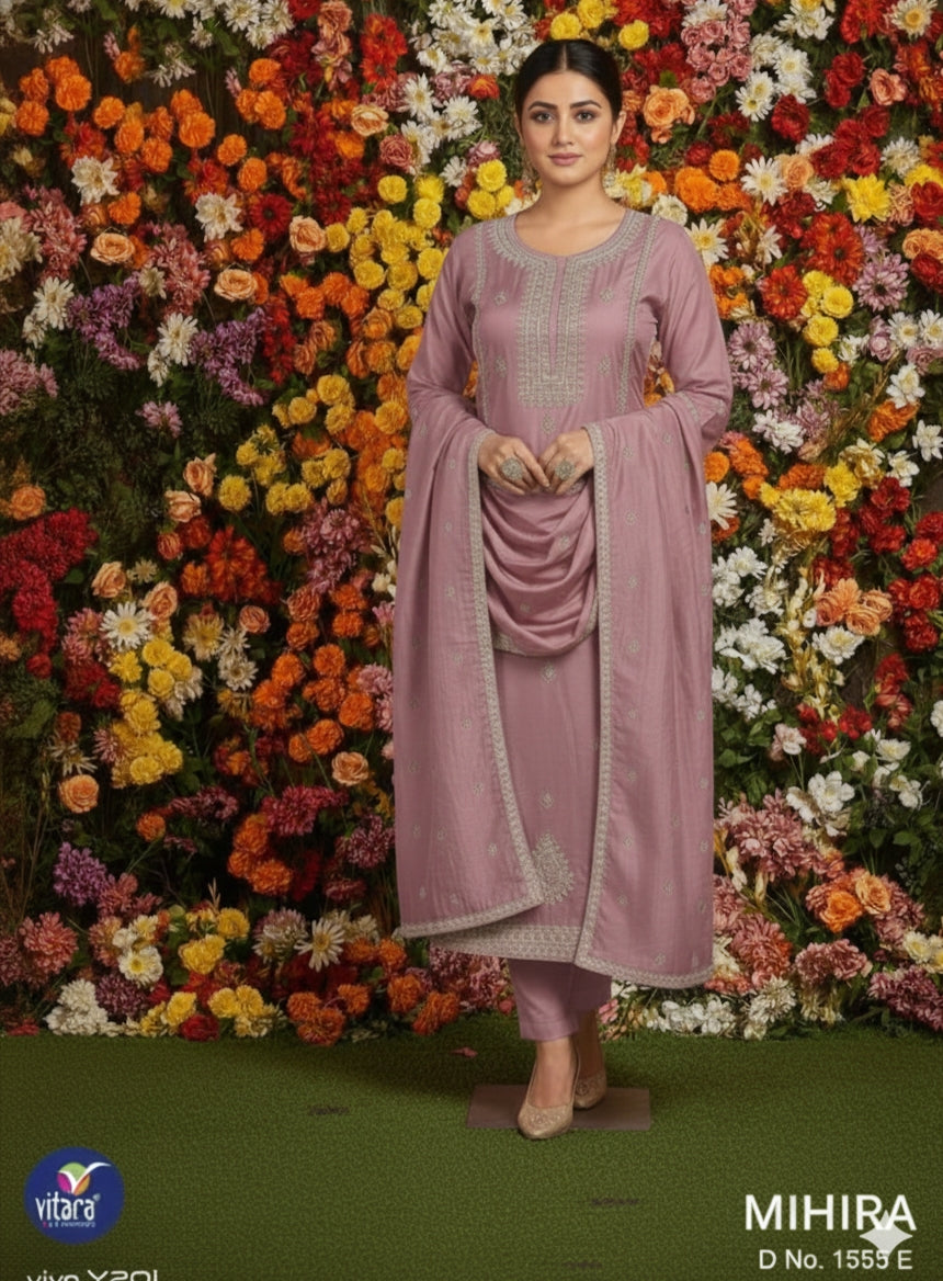 Vitara Mihira Pv Dobby Salwar Suit Set