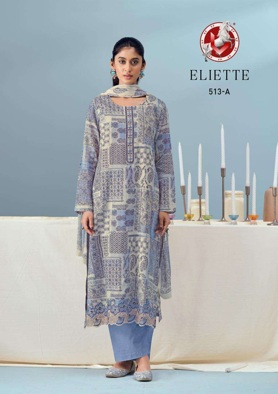 Vivek Fashion Eliette Cotton Pakistani Suit - Amrah Wholesale