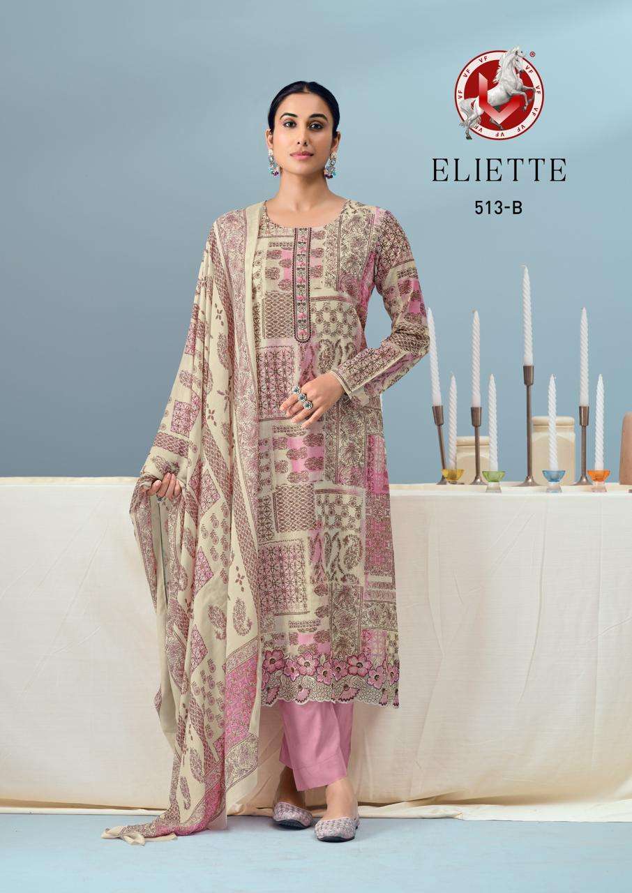Vivek Fashion Eliette Cotton Pakistani Suit - Amrah Wholesale