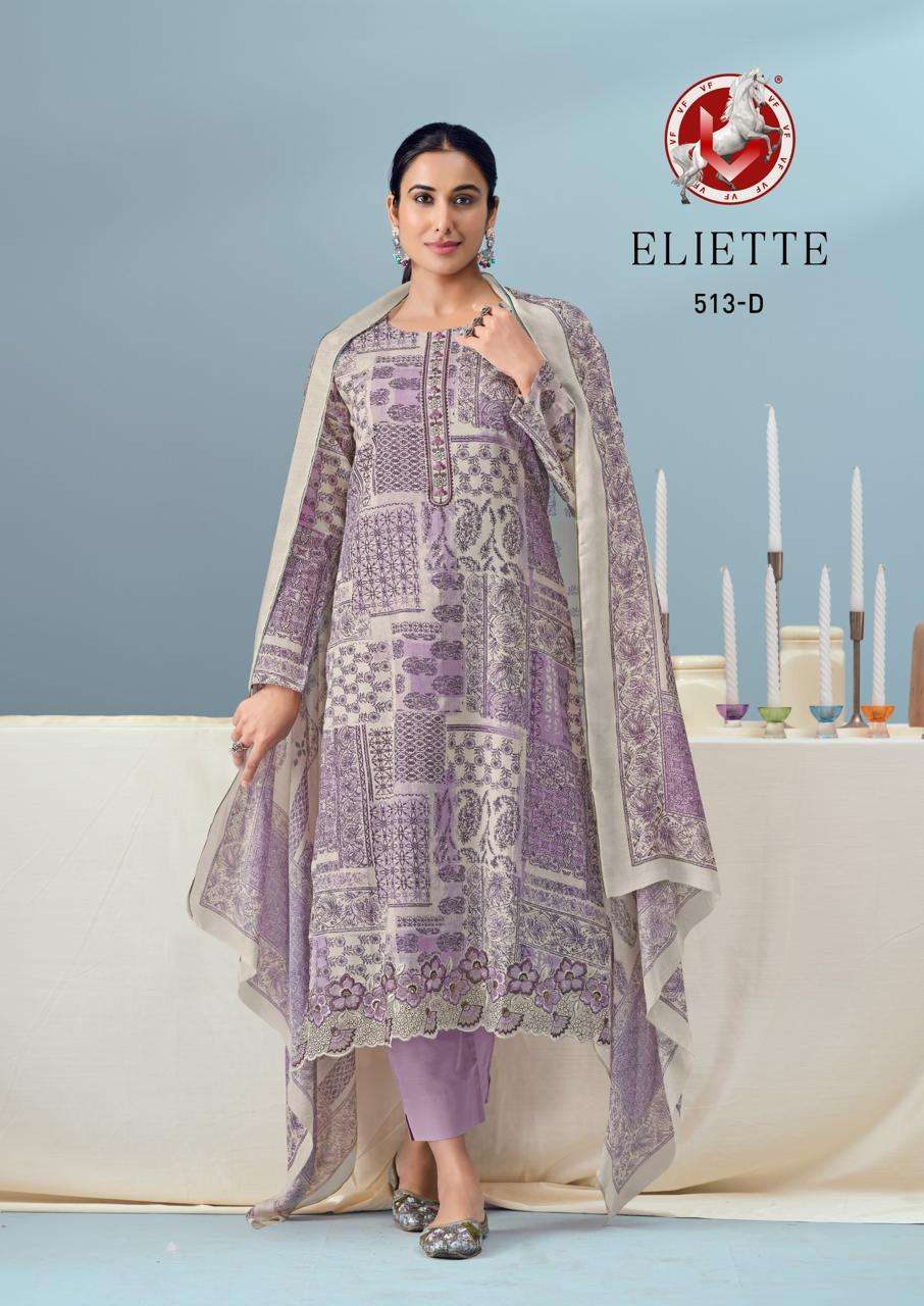 Vivek Fashion Eliette Cotton Pakistani Suit - Amrah Wholesale