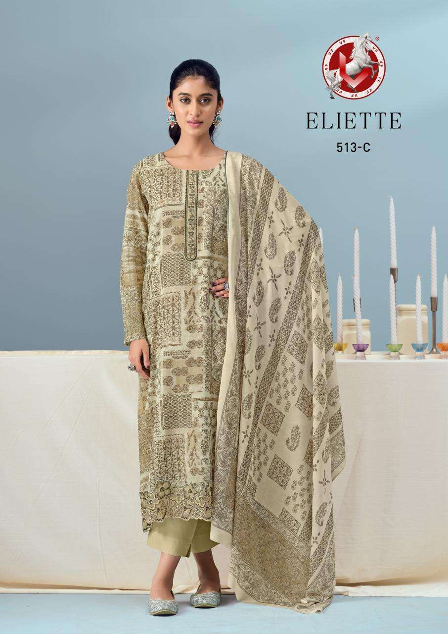 Vivek Fashion Eliette Cotton Pakistani Suit - Amrah Wholesale