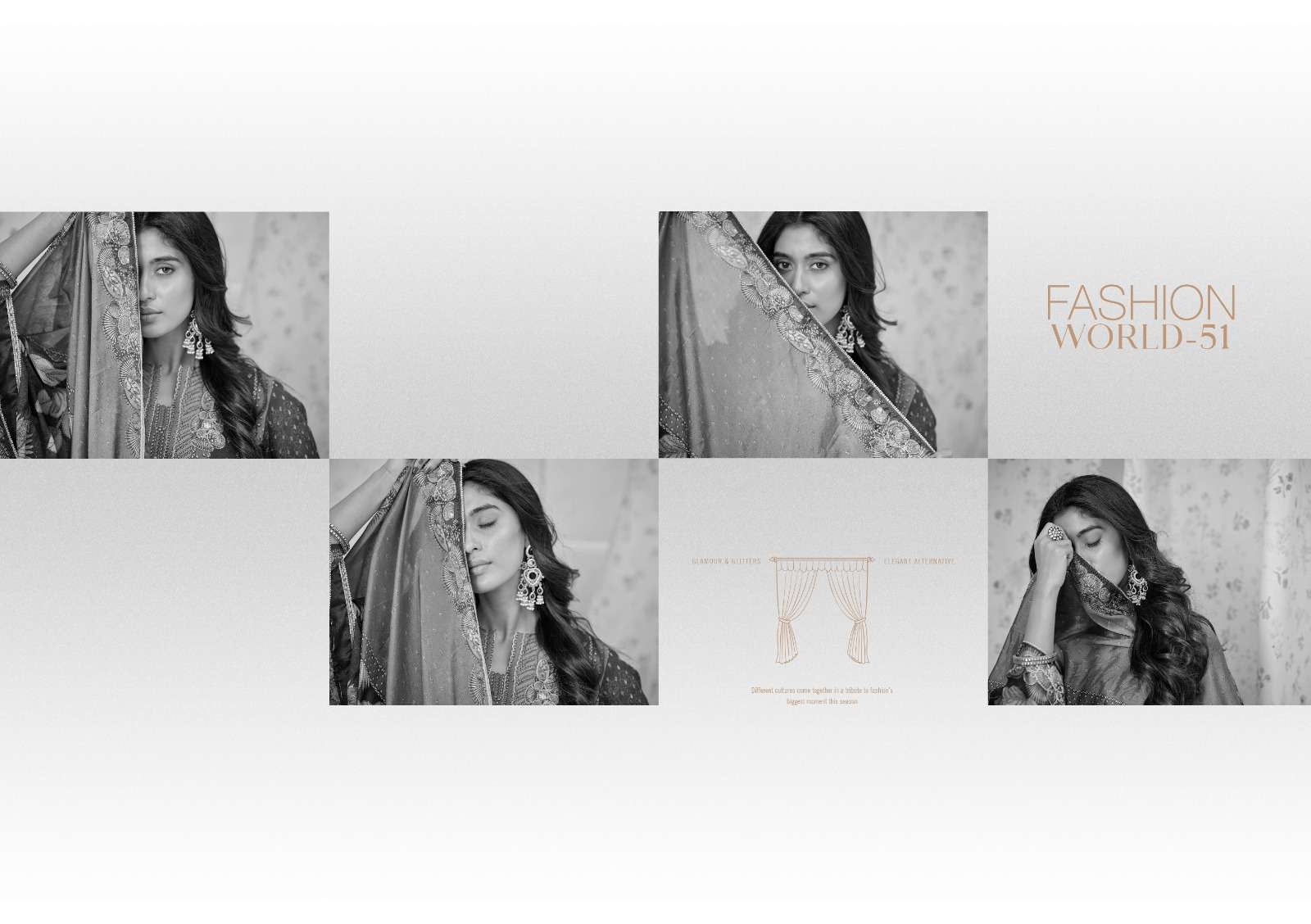 Vivek Fashion Fashion World Vol 51 Premium Georgette Dress Material