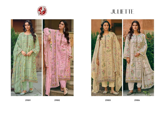 Vivek Fashion Juliette Cotton Dress Material - Amrah Wholesale