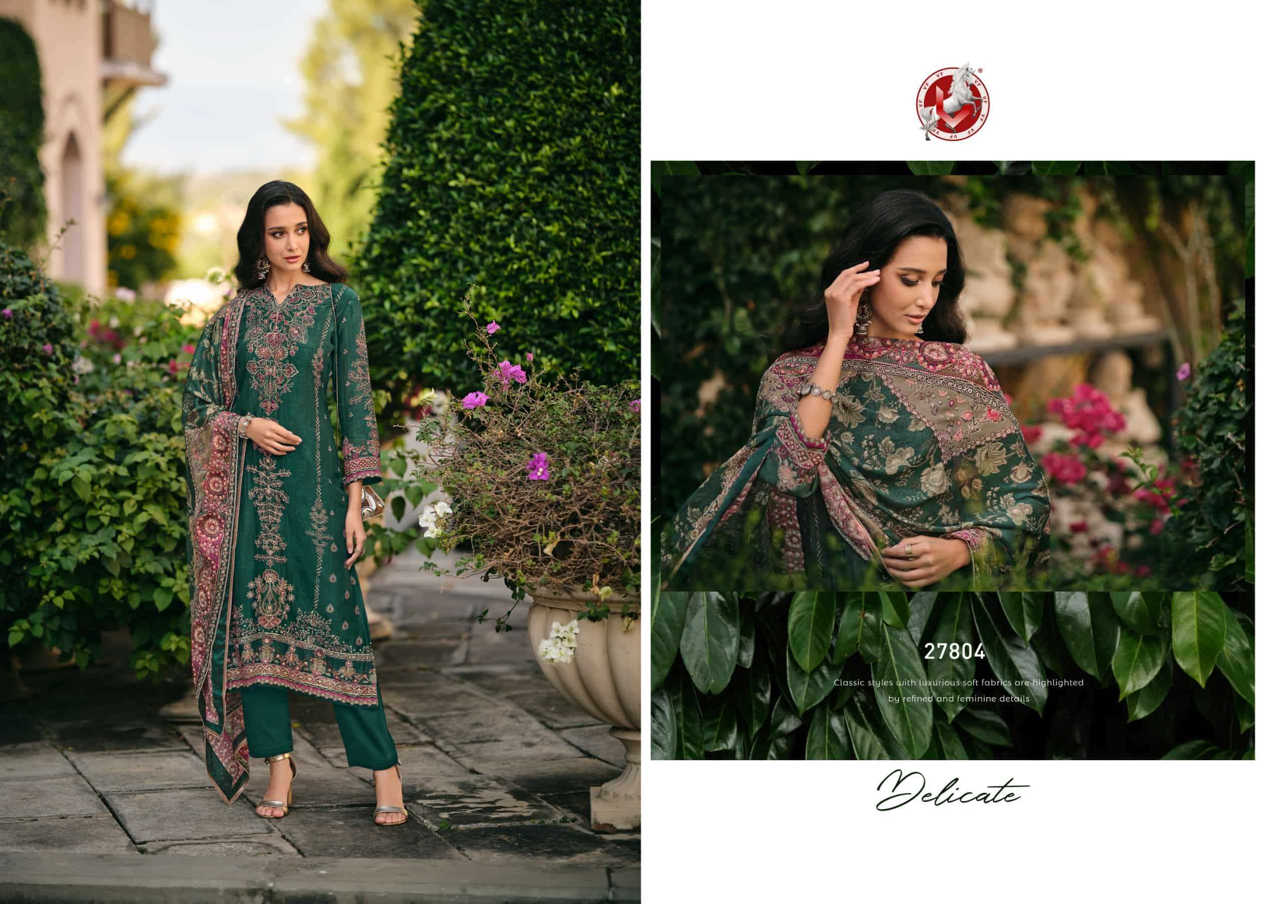 Vivek Fashion Parina Vol 32 Premium Russian Silk Dress Material
