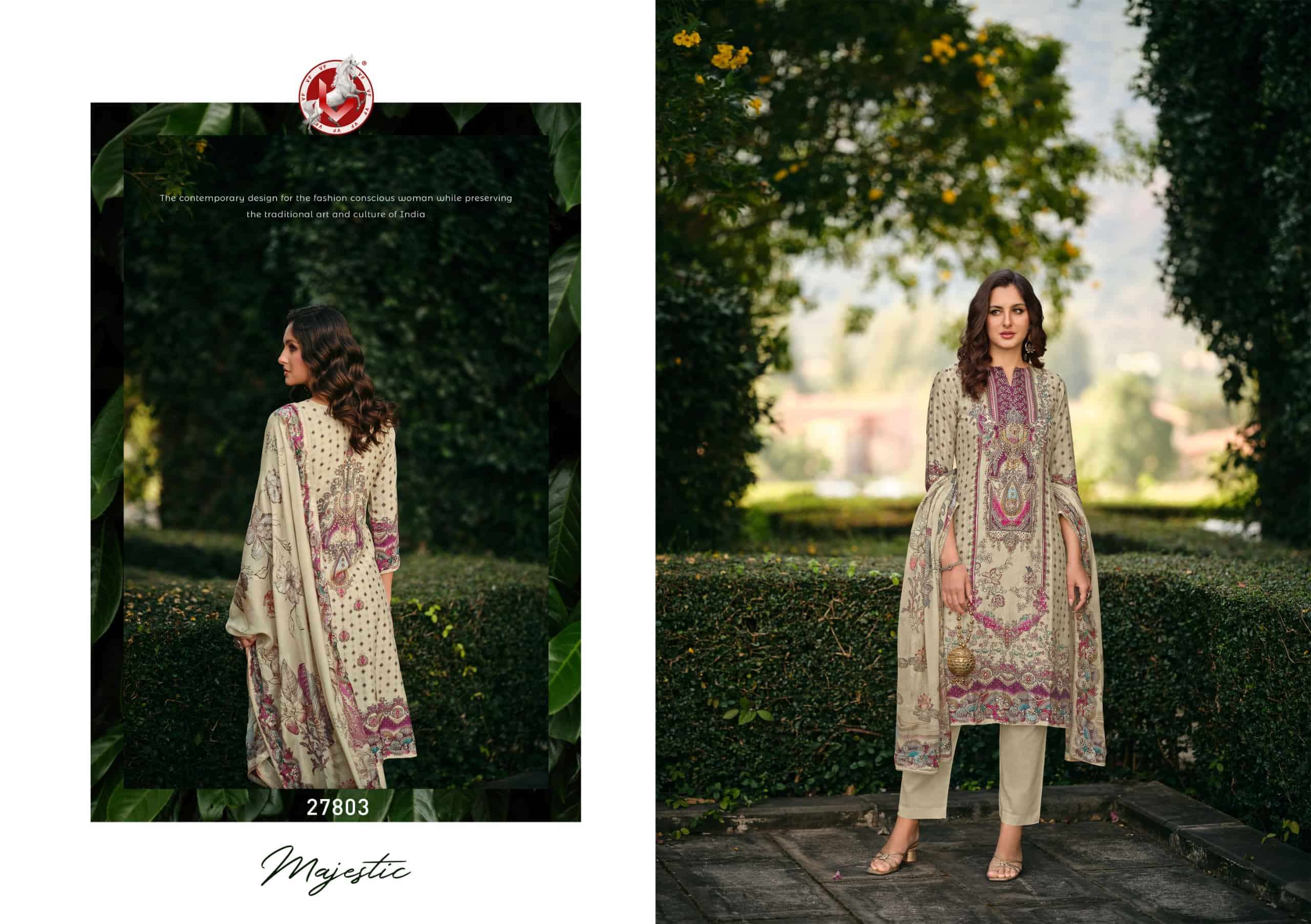 Vivek Fashion Parina Vol 32 Premium Russian Silk Dress Material